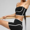Airbrush Streamlined Bra Tank - Black/White