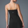 Airbrush Streamlined Dress - Black/White