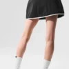 Airbrush Streamlined Skirt - Black/White
