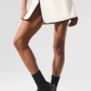 Airbrush Streamlined Skirt - Ivory/Black