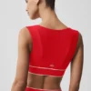 Airlift Alignment Bra - Bright Red/White