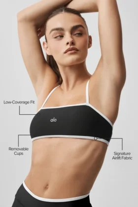 Airlift Charger Bra – Black/White