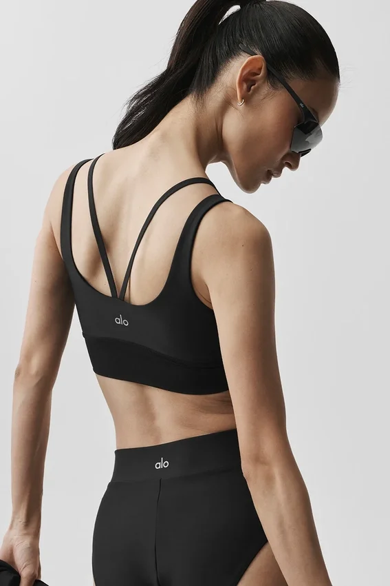 Airlift Double Trouble Bra - Black