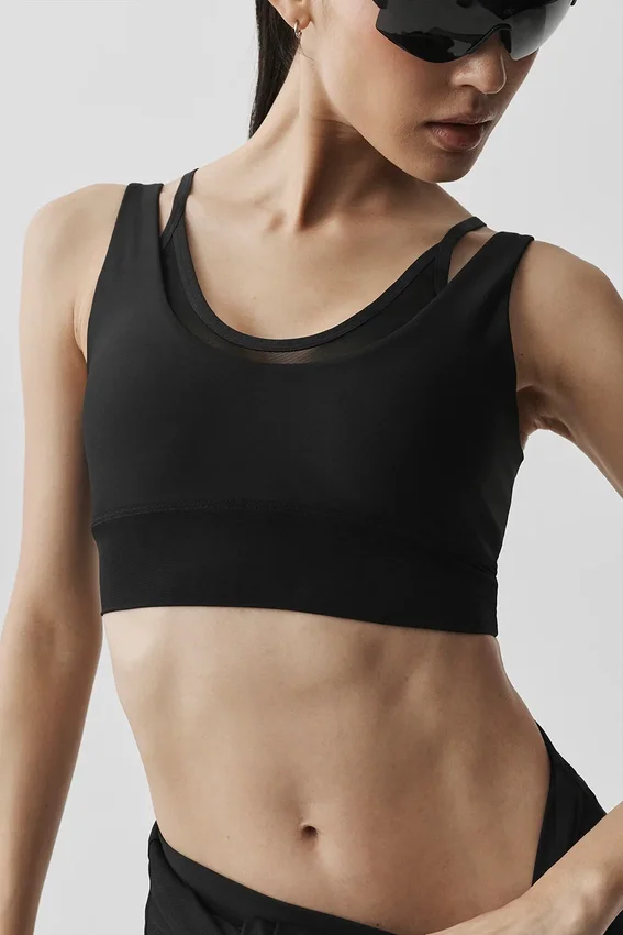 Airlift Double Trouble Bra - Black