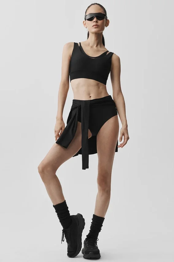Airlift Double Trouble Bra - Black