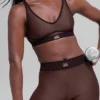 Airlift High-Waist 7/8 Line up Legging - Brownstone