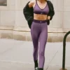 Airlift High-Waist 7/8 Line up Legging - Plum Kiss