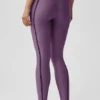 Airlift High-Waist 7/8 Line up Legging - Plum Kiss