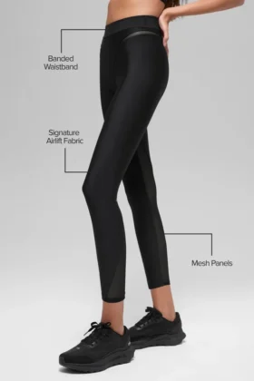 Airlift High-Waist 7/8 Rebel Legging – Black