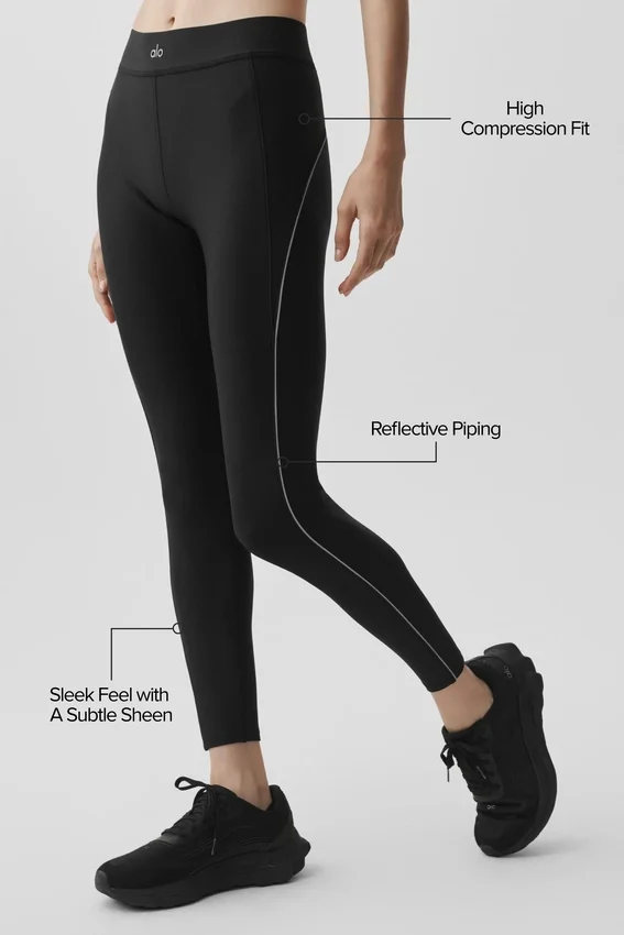 Airlift High-Waist 7/8 Speedwork Legging - Black