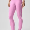 Airlift High Waist Charger 7/8 Legging - Candy Heart Pink/White