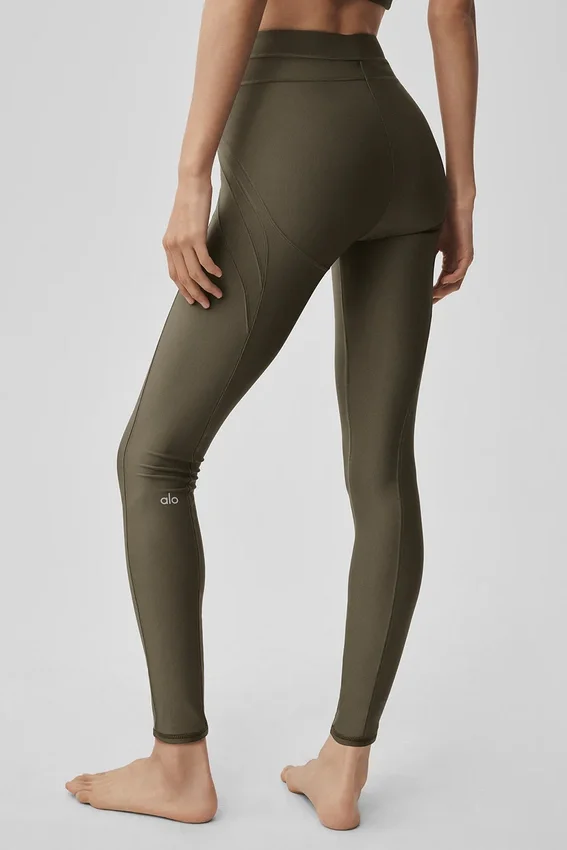 Airlift High-Waist Evolve Legging - Olive Tree