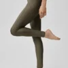 Airlift High-Waist Evolve Legging - Olive Tree