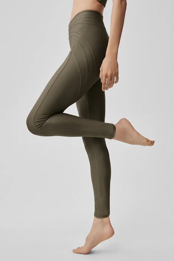 Airlift High-Waist Evolve Legging - Olive Tree