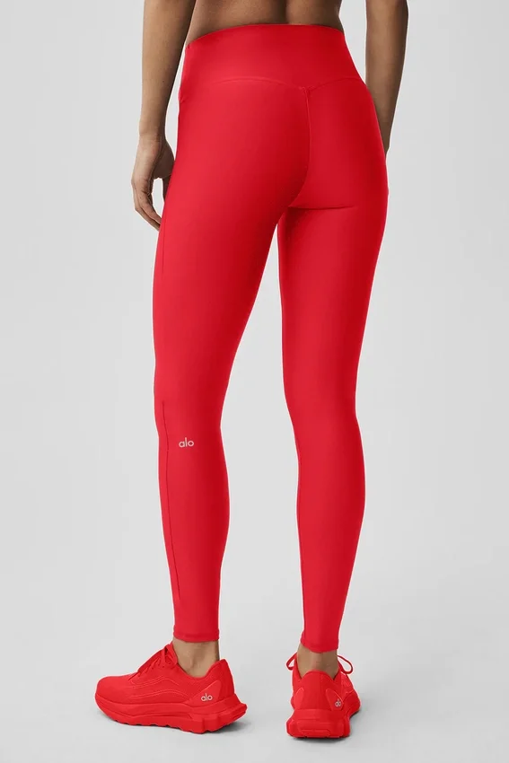 Airlift High-Waist Sleek Legging - Bright Red