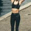 Airlift High-Waist Suit up Legging - Black/White