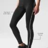 Airlift High-Waist Suit up Legging - Black/White
