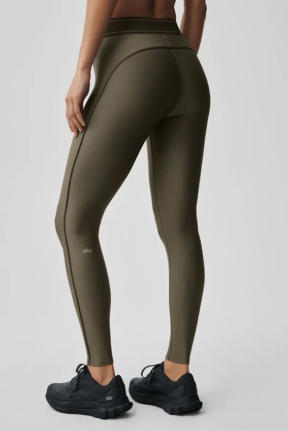 Airlift High-Waist Suit up Legging - Olive Tree/Olive Tree