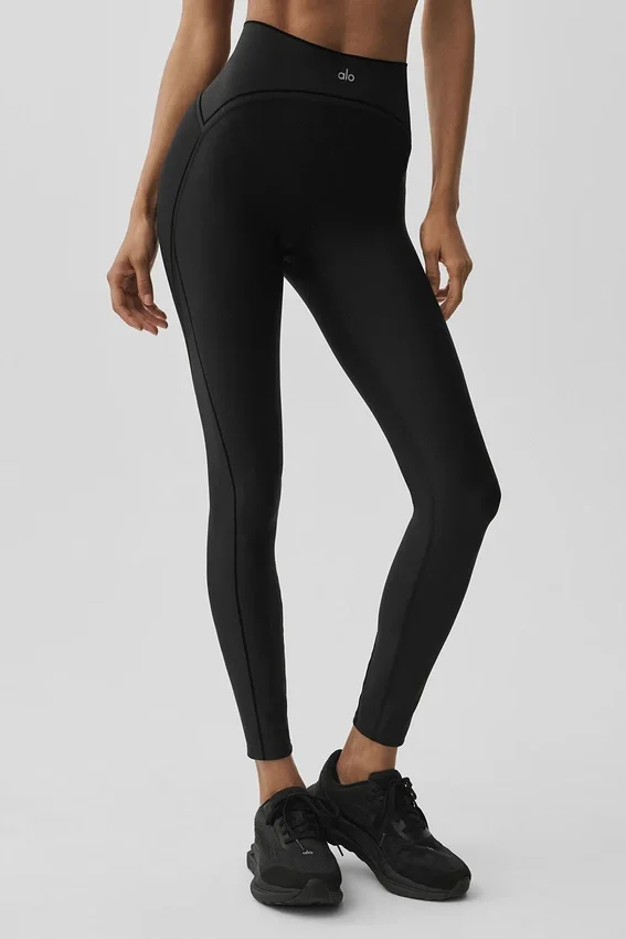 Airlift High-Waist Top-Notch Legging - Black