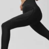 Airlift High-Waist Top-Notch Legging - Black