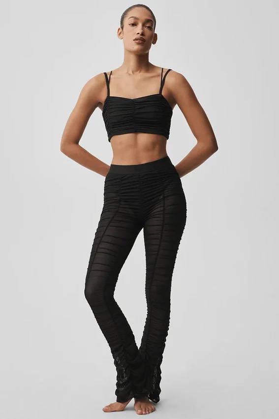 Airlift Mesh High-Waist Cherish Legging - Black