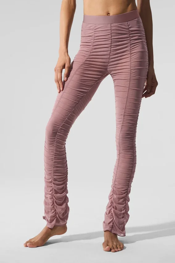 Airlift Mesh High-Waist Cherish Legging - Smoky Quartz