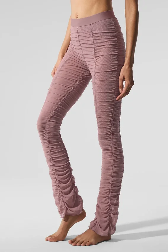 Airlift Mesh High-Waist Cherish Legging - Smoky Quartz