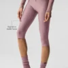 Airlift Mesh High-Waist Divine Capri - Smoky Quartz