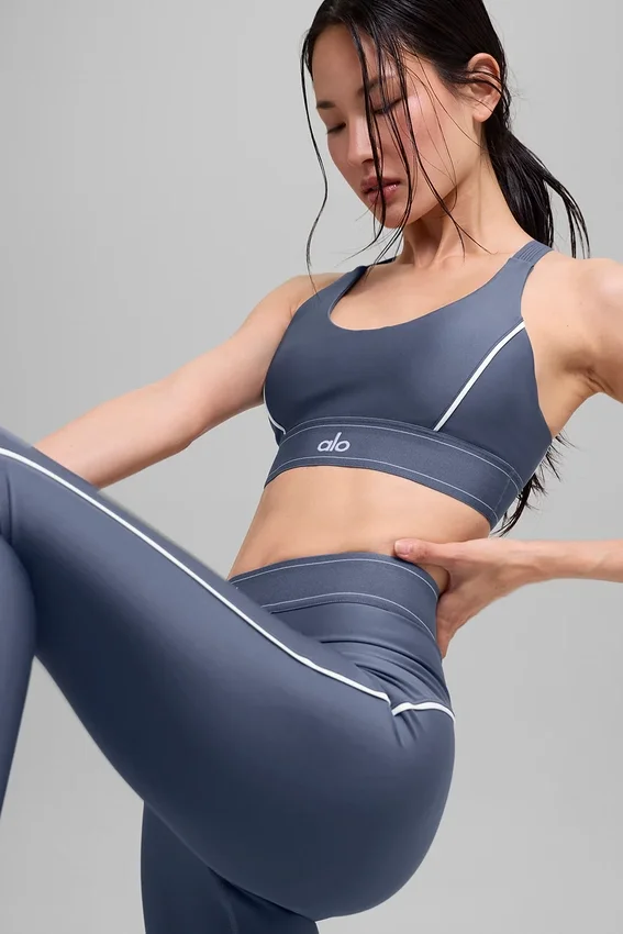 Airlift Suit up Bra - Bluestone/White