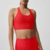 Airlift Super Sleek Bra Tank - Bright Red