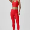 Airlift Super Sleek Bra Tank - Bright Red