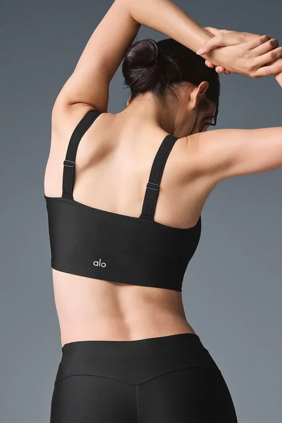 Airlift Turn It up Bra Tank - Black