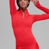 Airlift Winter Warm 1/4 Zip Long Sleeve - Bright Red
