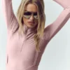 Airlift Winter Warm Ski Time Long Sleeve - Pink Champagne