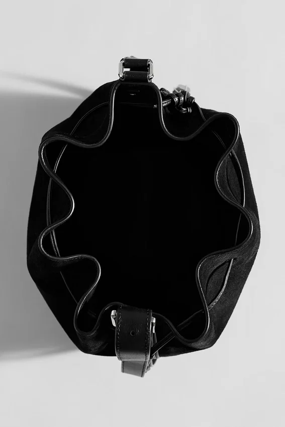 Alo Balance Bucket - Black Suede