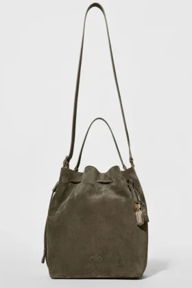 Alo Balance Bucket - Olive Tree Suede