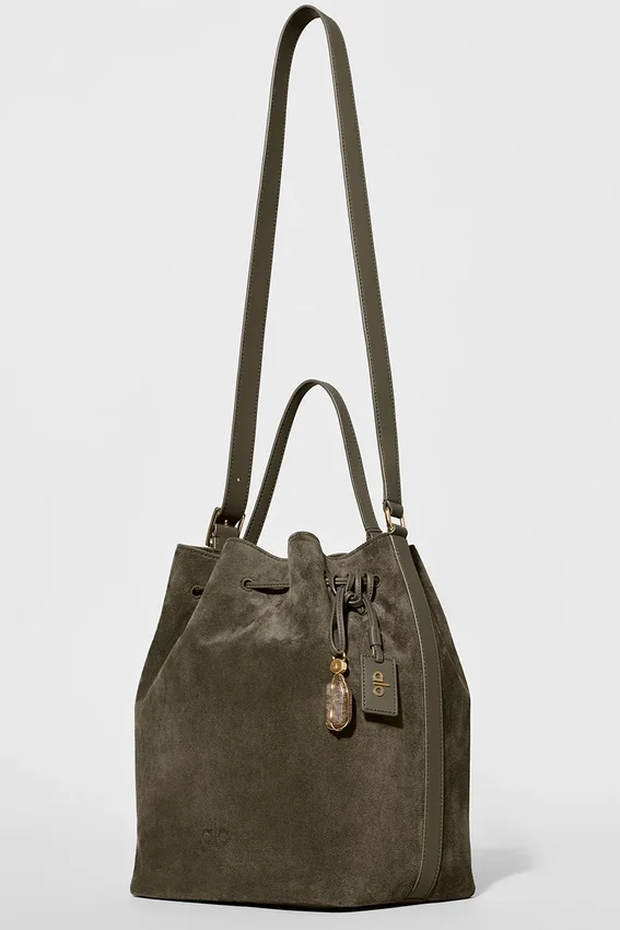 Alo Balance Bucket - Olive Tree Suede
