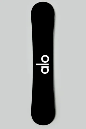 Alo Glacier Snowboard – Black/Black