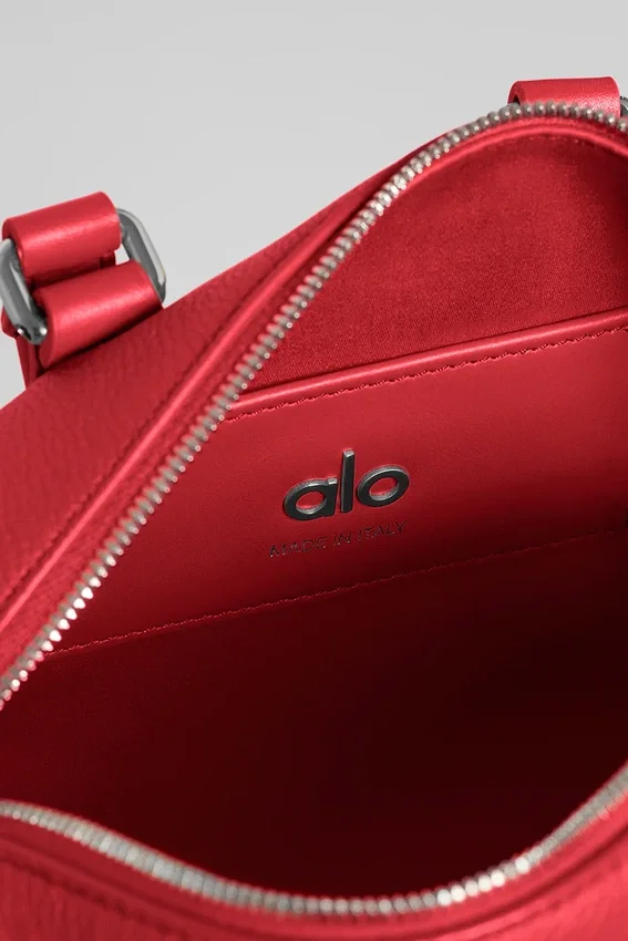 Alo Mini Voyage - Bright Red Leather