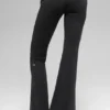 Alo Softsculpt 7/8 Foldover Flare Legging - Black
