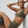 Alo Softsculpt Base Bra - Olive Tree