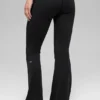 Alo Softsculpt Foldover Flare Legging - Black