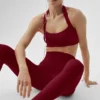 Alo Softsculpt High-Waist 7/8 Legging - Summer Romance Red