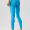 Alo Softsculpt High-Waist 7/8 Superset Legging - Azure Blue