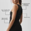 Alo Softsculpt No Nonsense Bra Tank - Black
