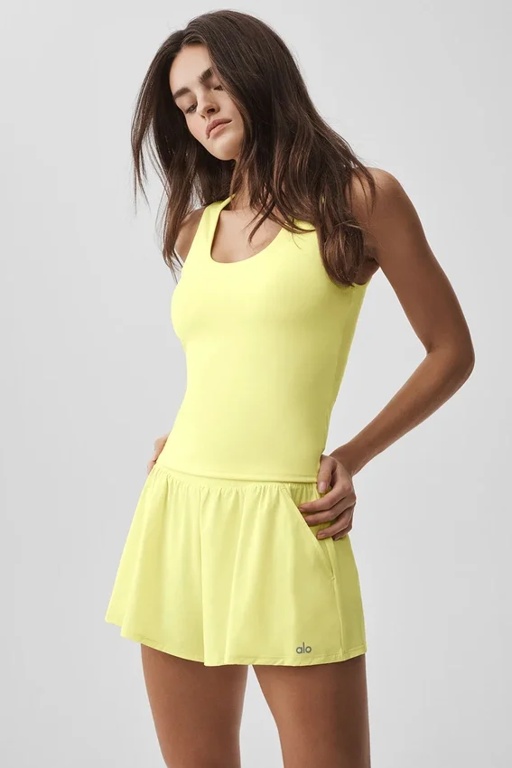 Alo Softsculpt No Nonsense Bra Tank - Sunshine