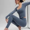Alo Softsculpt Precision Long Sleeve - Bluestone
