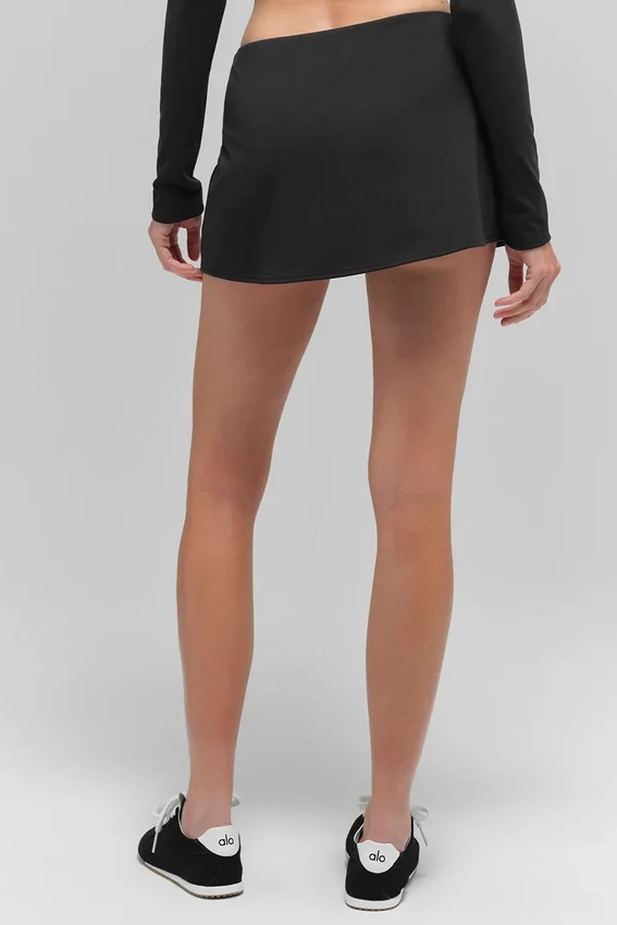 Alo Softsculpt Precision Mini Skirt - Black