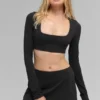 Alo Softsculpt Precision Mini Skirt - Black