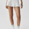 Alo Softsculpt Topspin Tennis Skirt - White